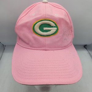 Green Bay Packers Hat Womens Pink Adjustable Baseball Cap NFL Casual Sports